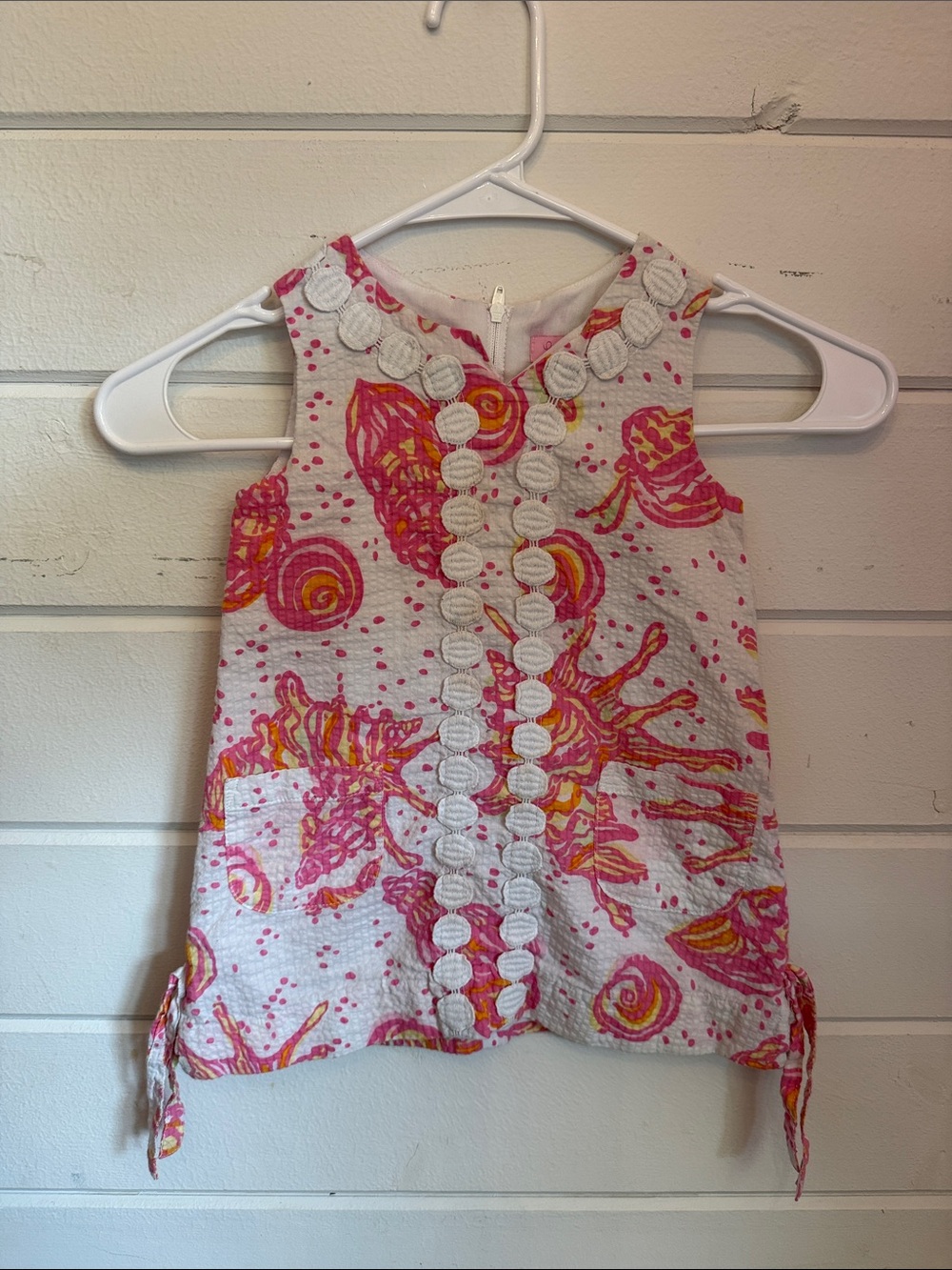 Lily Pulitzer Pink & Orange Floral Sleeveless Dress